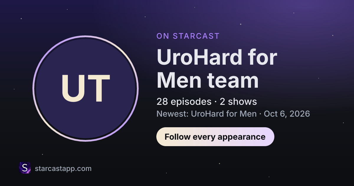 The preview card for UroHard for Men team