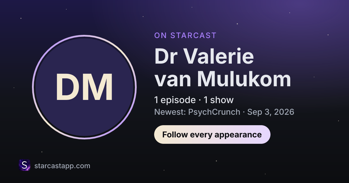 The preview card for Dr Valerie van Mulukom