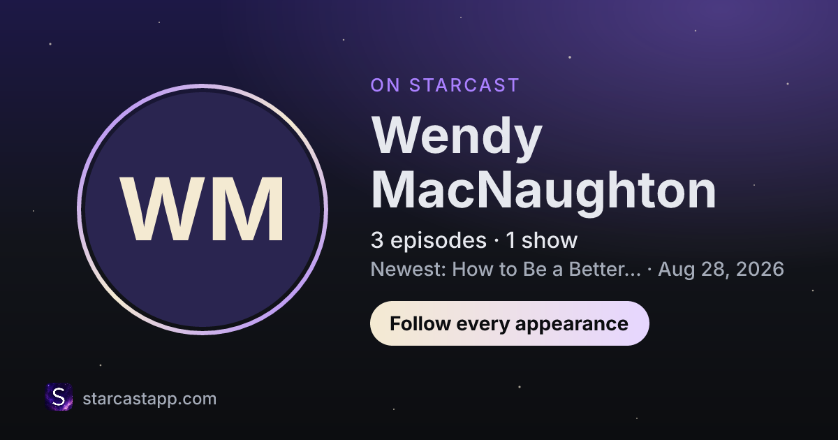 The preview card for Wendy MacNaughton