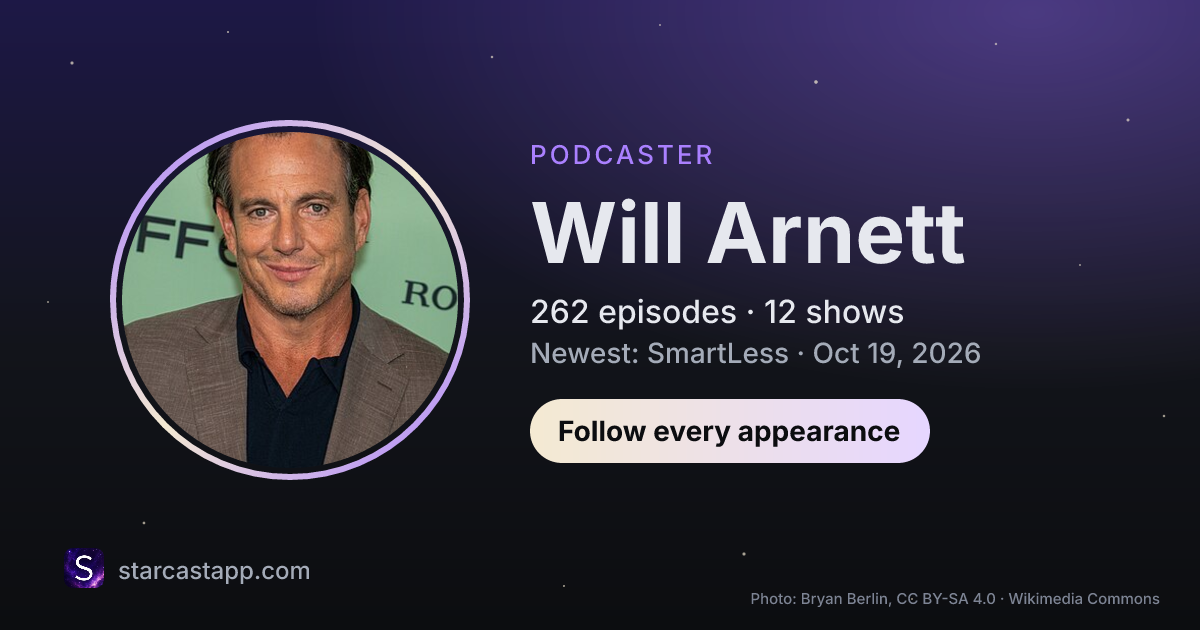 The preview card for Will Arnett