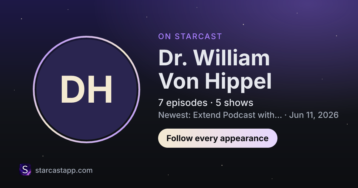 The preview card for Dr. William Von Hippel