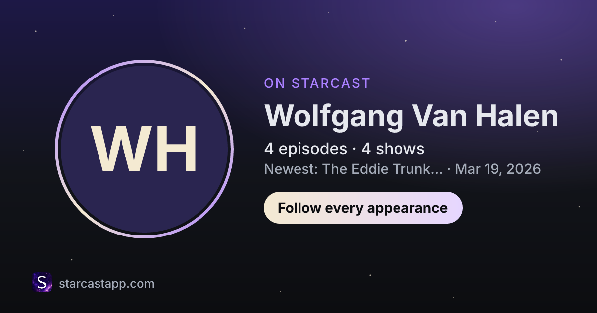 The preview card for Wolfgang Van Halen