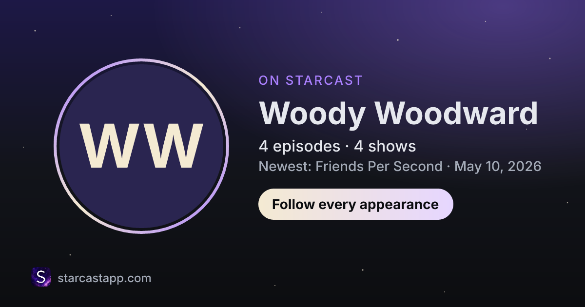 The preview card for Woody Woodward