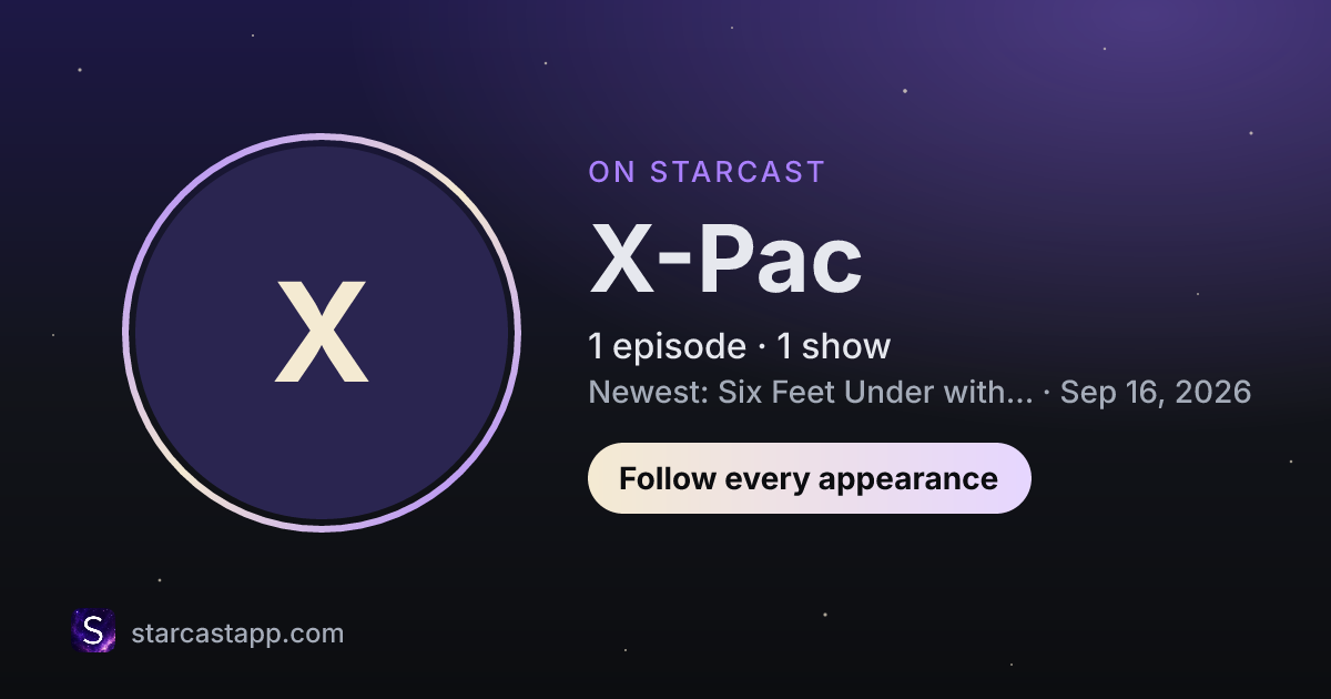 The preview card for X-Pac