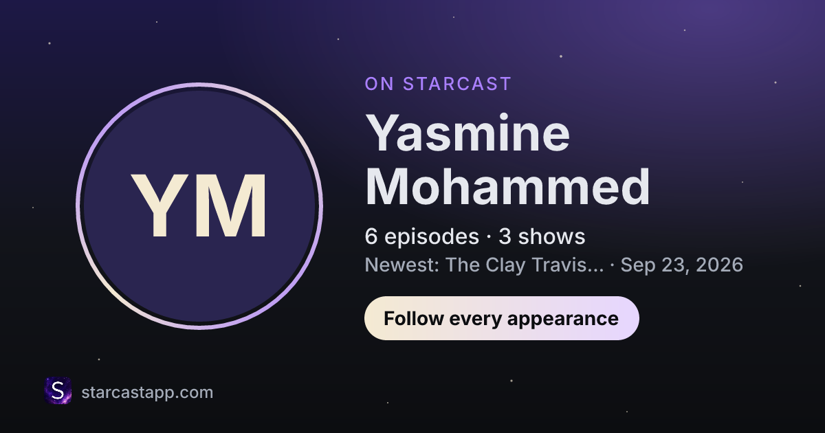The preview card for Yasmine Mohammed