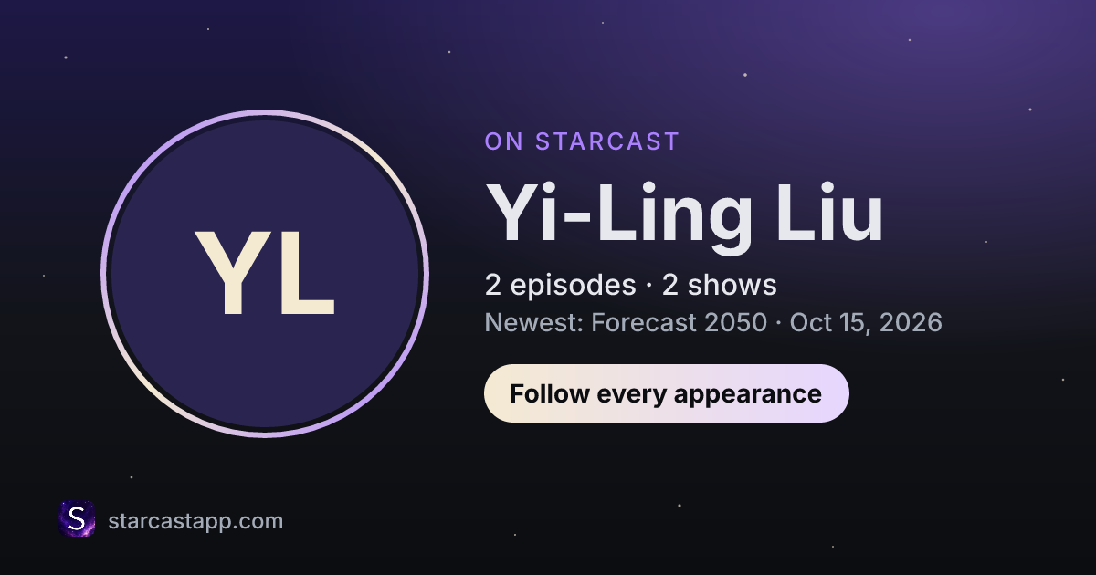 The preview card for Yi-Ling Liu