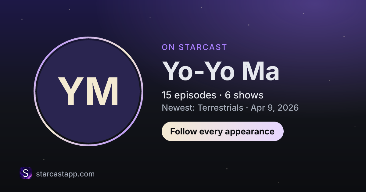 The preview card for Yo-Yo Ma