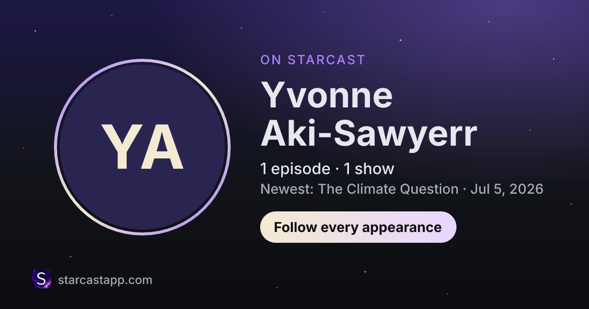 The preview card for Yvonne Aki-Sawyerr