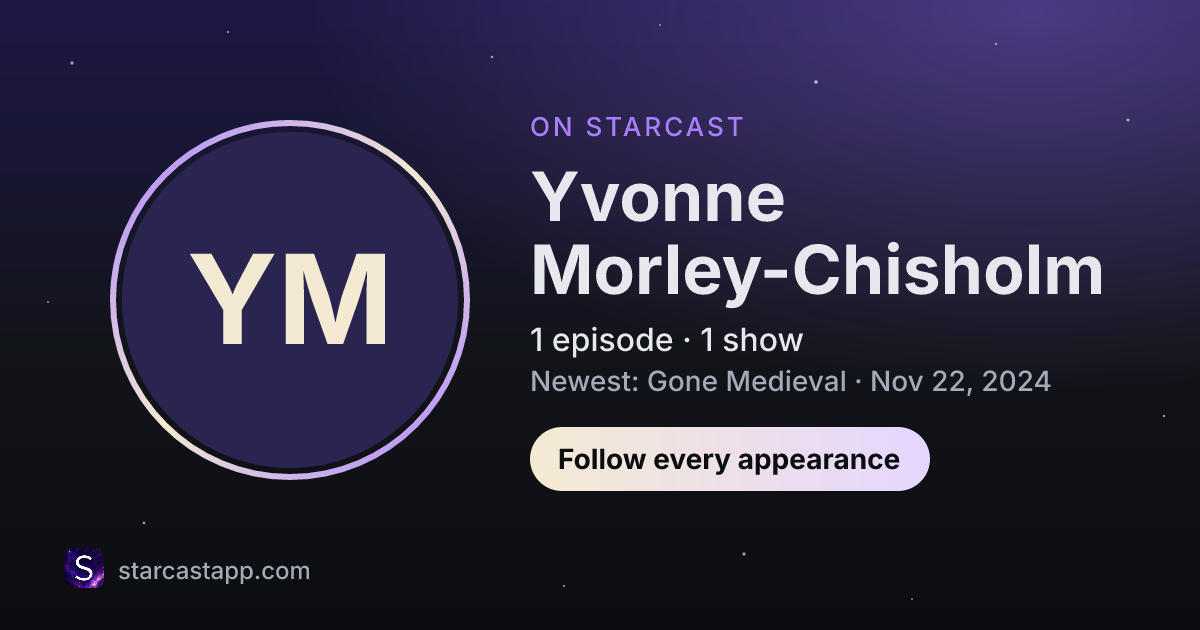 The preview card for Yvonne Morley-Chisholm